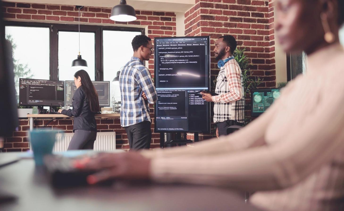 Mobile game development workspace showing creative process